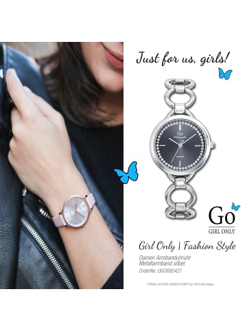 Girl Only Armbanduhr-Analog silber klein (ca. 30mm) Girl Only Mademoiselle