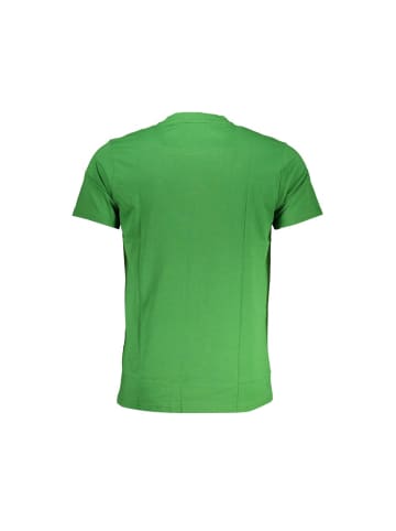 cavalli CLASS Grünes Baumwoll-T-Shirt
