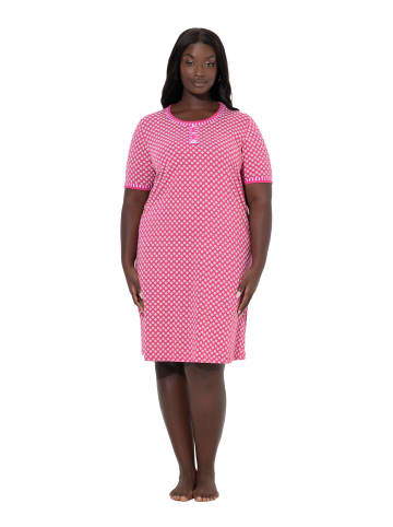 Ulla Popken Nachthemd in matt rosa