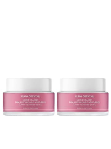 Glow Cocktail Collagen Restore Nachtcreme Duo