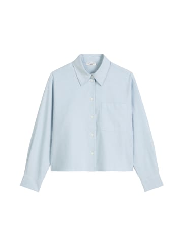 Marc O'Polo DENIM Oxford-Bluse cropped in Light Blue