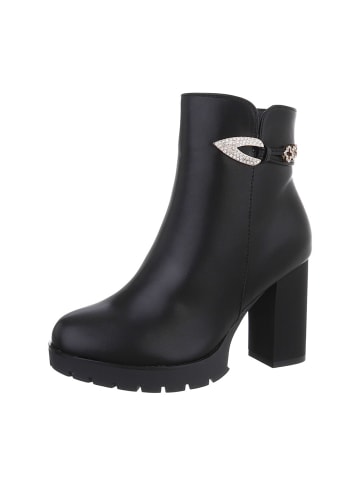 Ital-Design Stiefelette in Schwarz
