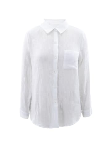 Aiki Keylook Klassische Bluse Freestyle in Weiß