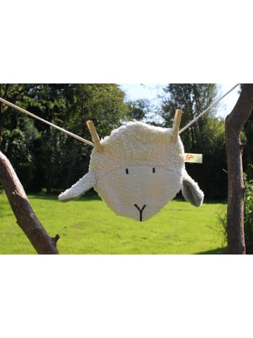 Efie Dinkel-Bio-Wärmekissen, Schäfchen, GOTS, Made in Germany, Größe ca. 20 x 20 cm