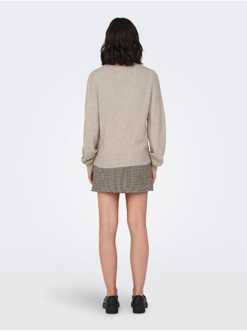 JDY Pullover 'RUE GLITTER' Beige