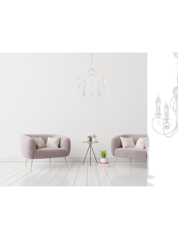 Licht-Erlebnisse Pendelleuchte (B)36 x (L)36 x (T)90 cm in Weiß
