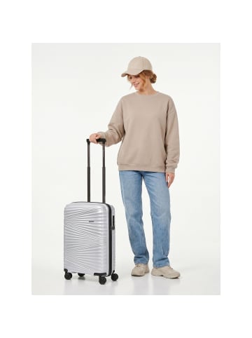 Collection 02 THE CABIN 4 Rollen Kabinentrolley 55 cm silver metallic 2