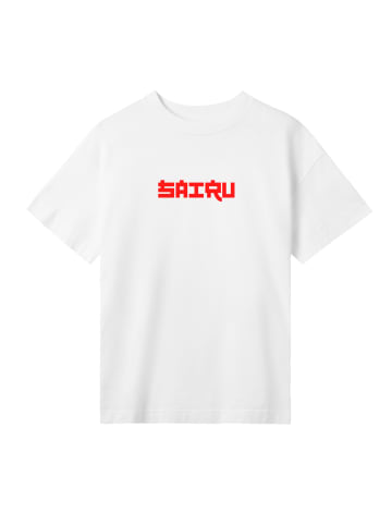 F4NT4STIC T-Shirt Koi Fish Japan Streetstyle in off-white