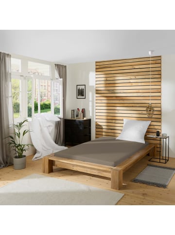 REDBEST Single-Jersey Spannbettlaken Pittsburgh in taupe