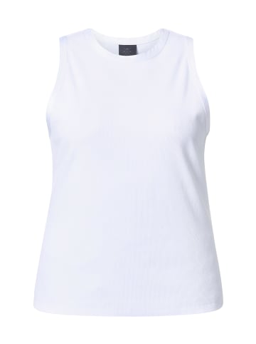 Ulla Popken Strick-Top in schneeweiß