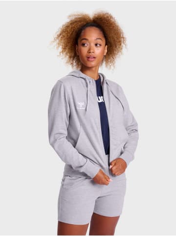 Hummel Hummel Zip Kapuzenpullover Hmlgo Multisport Damen in GREY MELANGE