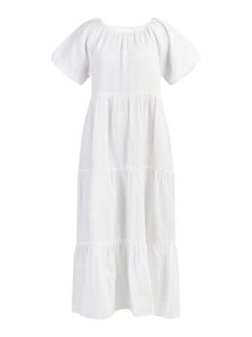 DreiMaster Vintage Damen Maxikleid in Weiss
