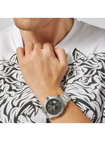 Plein Sport Analoguhr für Herren in silber