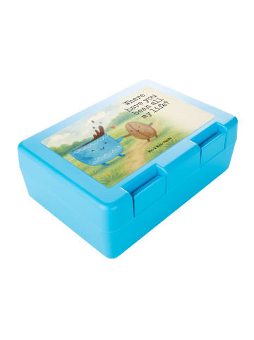 Mr. & Mrs. Panda Lunchbox Kaffee Bohne Design mit Spruch in Weiß