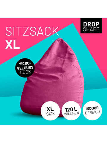Lumaland Sitzsack In-& Outdoor 120l pink Rosa