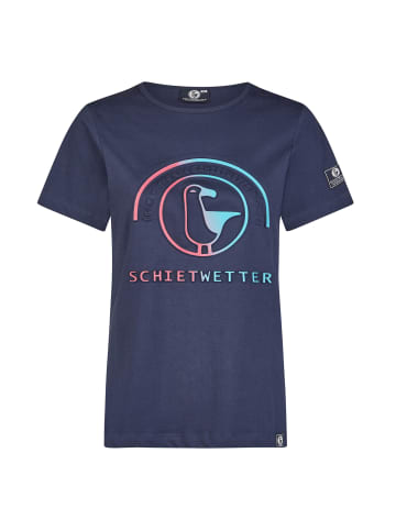 SCHIETWETTER T-Shirt "Mara", 3D-Print in navy