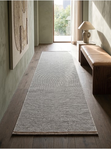 KADIMA DESIGN Läufer Uni pflegeleicht Wohnzimmer Schlafzimmer Flur Esszimmer in Creme