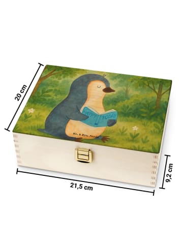 Mr. & Mrs. Panda Teebeutel Aufbewahrung Pinguin Buch Design ohne... in Weiß