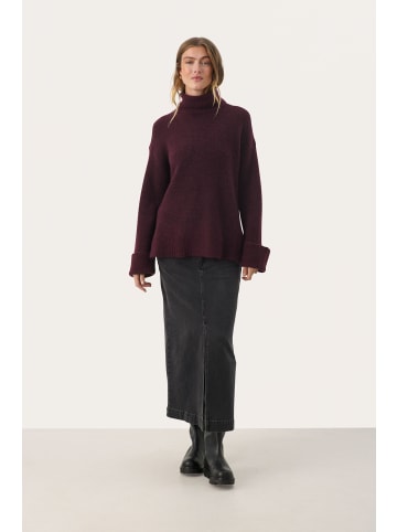 PART TWO Strickpullover LeahsPW Lockere Passform in Winetasting