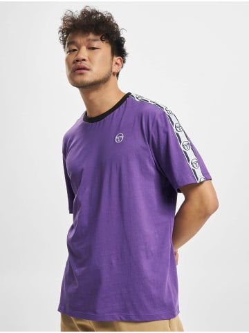 Sergio Tacchini T-Shirts in purple/white