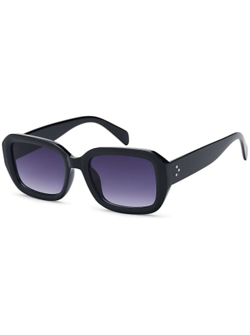styleBREAKER Retro Sonnenbrille in Schwarz / Grau Verlauf