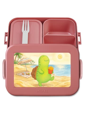 Mr. & Mrs. Panda Bento Box Schildkröte Pommes Design ohne Spruch in Rot Pastell