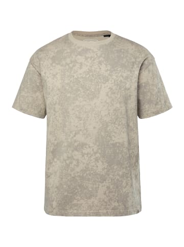 STHUGE Kurzarm T-Shirt in helles mokka