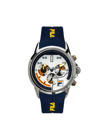 Fila Chronograph Filactive Silberfarben in blau