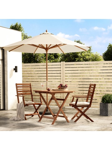 home24 Sonnenschirm Sombrilla I in Beige