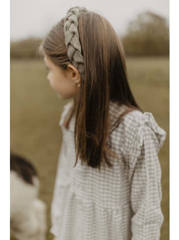 leevje Geflochtener Haarreif in green