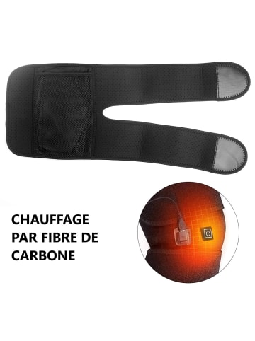 Onamaste Wärmende thermotherapeutische Kniebandage in Schwarz