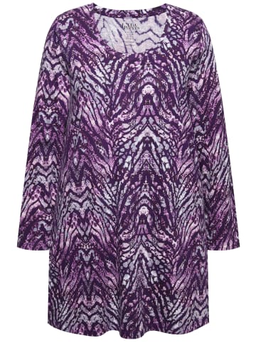 Ulla Popken Longshirt in dunkles lila