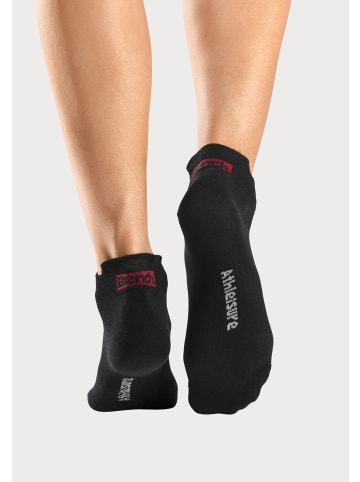 Bench Sneakersocken in 2x rot, 2x weiß, 2x schwarz