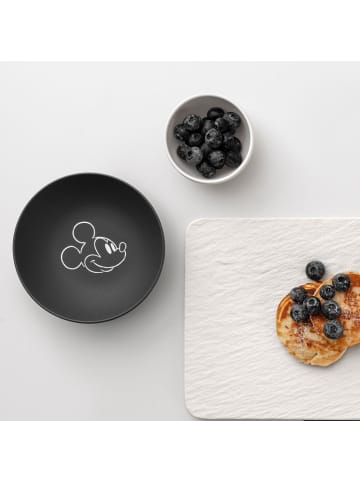 Villeroy & Boch 6er Set Dessertschalen Manufacture Rock - Mickey Mouse in ø 13,2 cm in schwarz