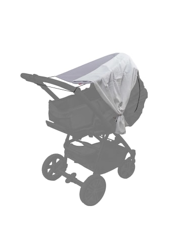 levily - Manufaktur babyfroh  Sonnensegel Sonnenschutz Canvas in Grau/uni