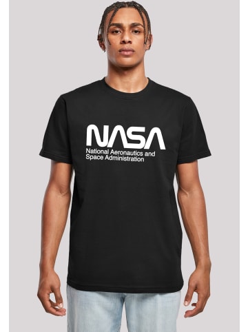 F4NT4STIC T-Shirt NASA Aeronautics And Space in schwarz