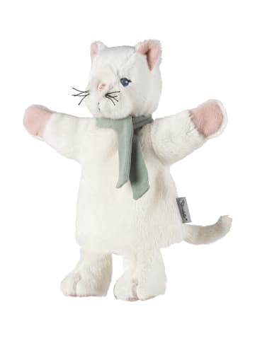 Sterntaler Kinder Handpuppe Katze in ecru farbend