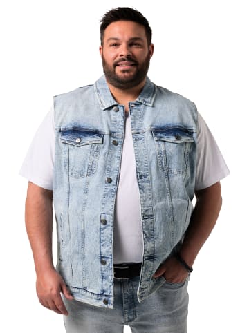Men Plus Steppweste in medium stone