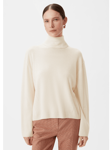 comma Strickpullover langarm in Beige