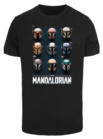 F4NT4STIC T-Shirt Star Wars The Mandalorian Helmets in schwarz