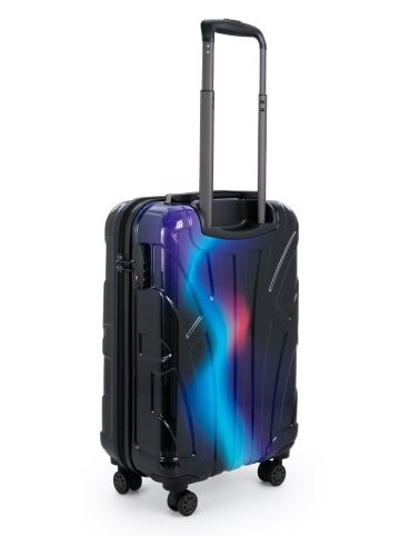 suitline Handgepäckkoffer 55x35x20 cm Carry-On 55cm Hartschale 34 L in Neon Blue