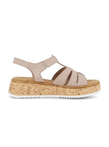 Gabor Plateau Sandalen in beige