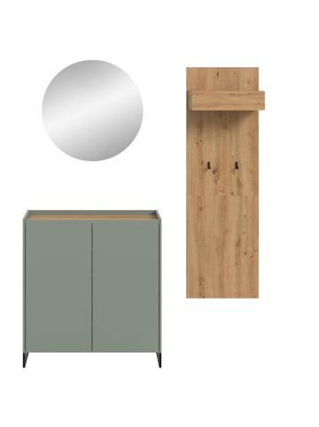 ebuy24 Garderobenmöbel Drive (3-teilig) Staubgrün 197 x 32 cm