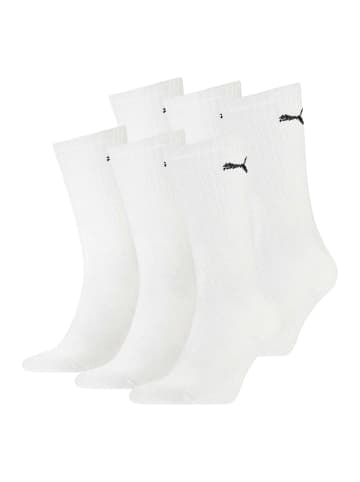 Puma Socken 6er Pack in Weiß