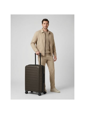 D&N Toronto 4 Rollen Trolley M 65 cm mit Dehnfalte in mocha brown