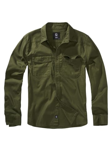 Brandit Long Sleeve Shirt in olive