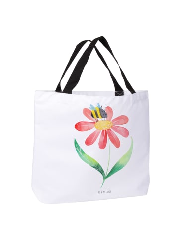 Mr. & Mrs. Panda Tasche Hummel Blume ohne Spruch in Weiß