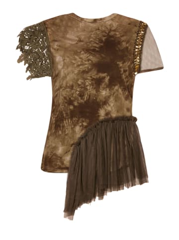 TOOCHE Shirt & Top "Green Dream" in braun