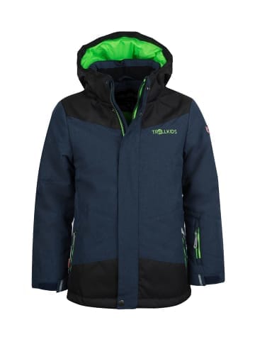 Trollkids Winterjacke "Norefjell" in Marineblau / Hellgrün