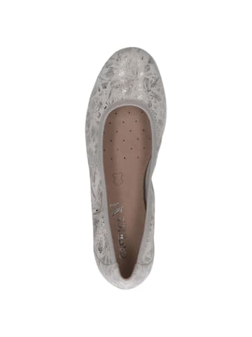 Caprice Ballerina in OFFWHITE/SILV.